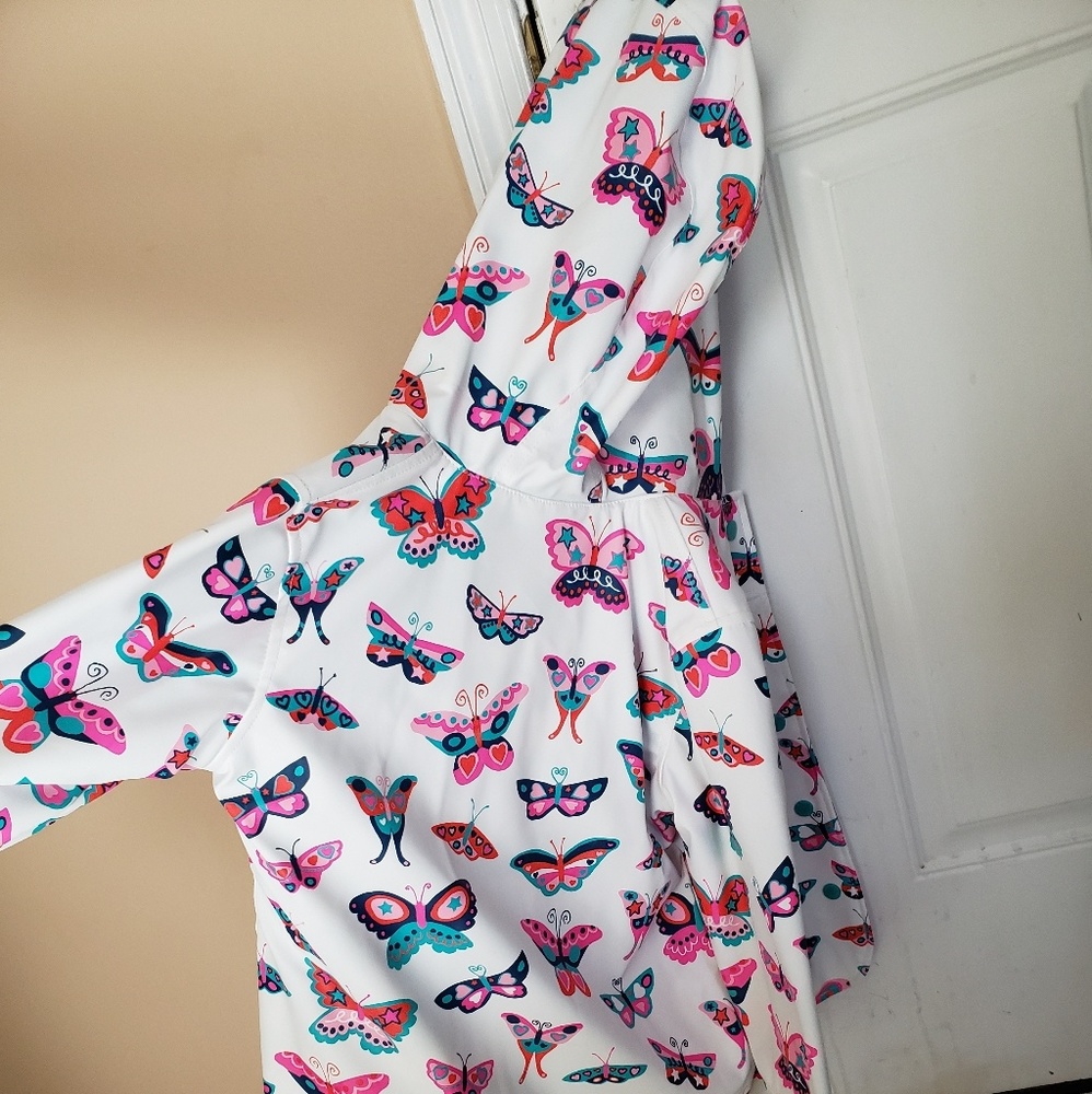 Hatley girls rain jacket and boots